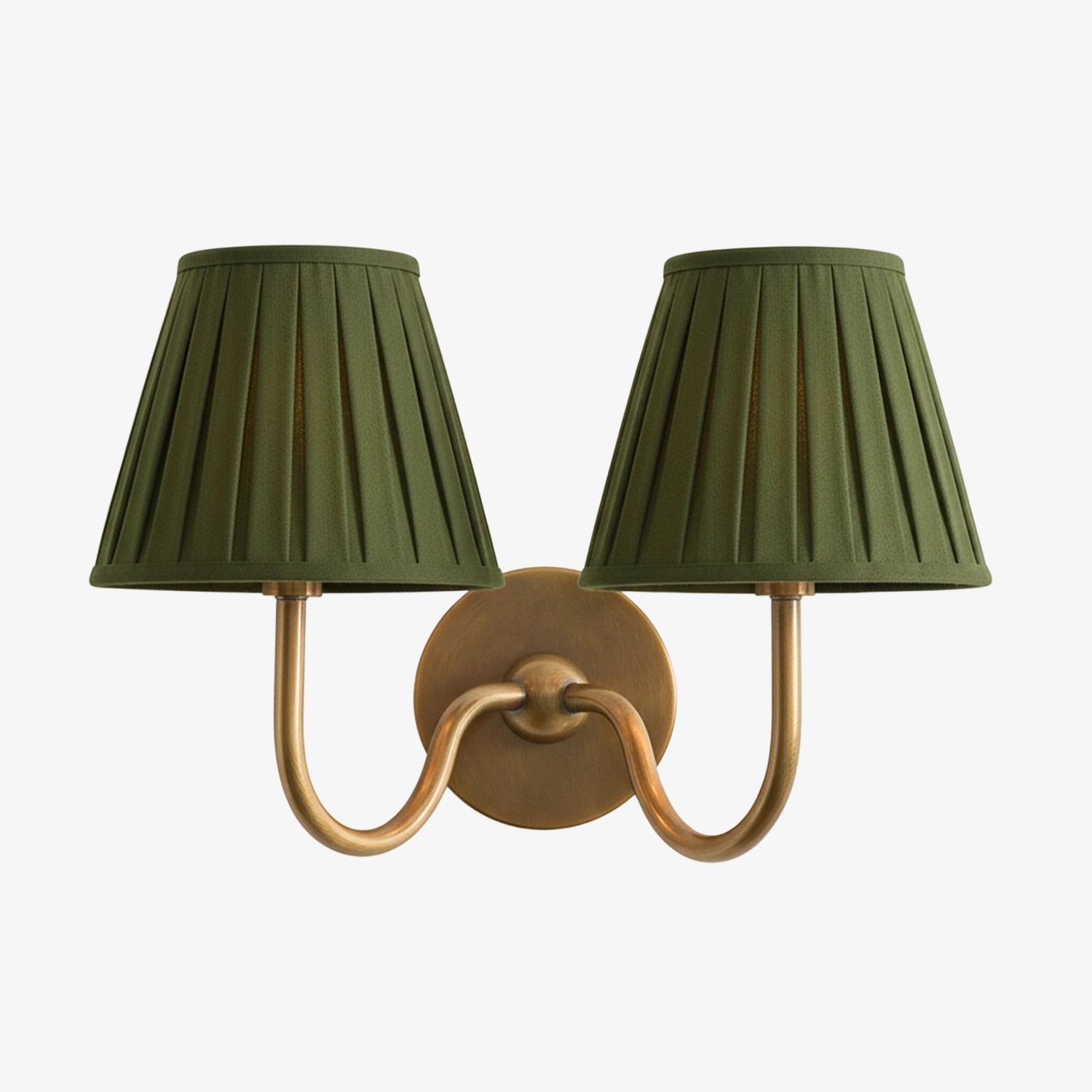 Wandlamp met Geplisseerde Stoffen Kap – Klassieke Verlichting voor Slaapkamer en Woonkamer | Sansoti