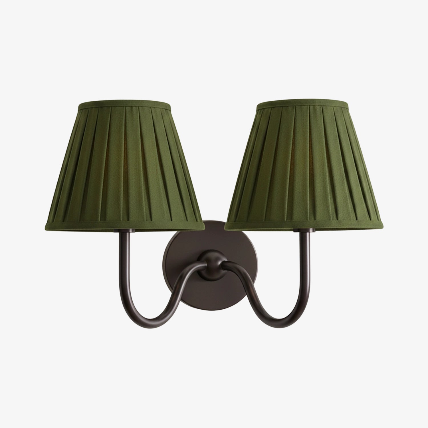 Wandlamp met Geplisseerde Stoffen Kap – Klassieke Verlichting voor Slaapkamer en Woonkamer | Sansoti