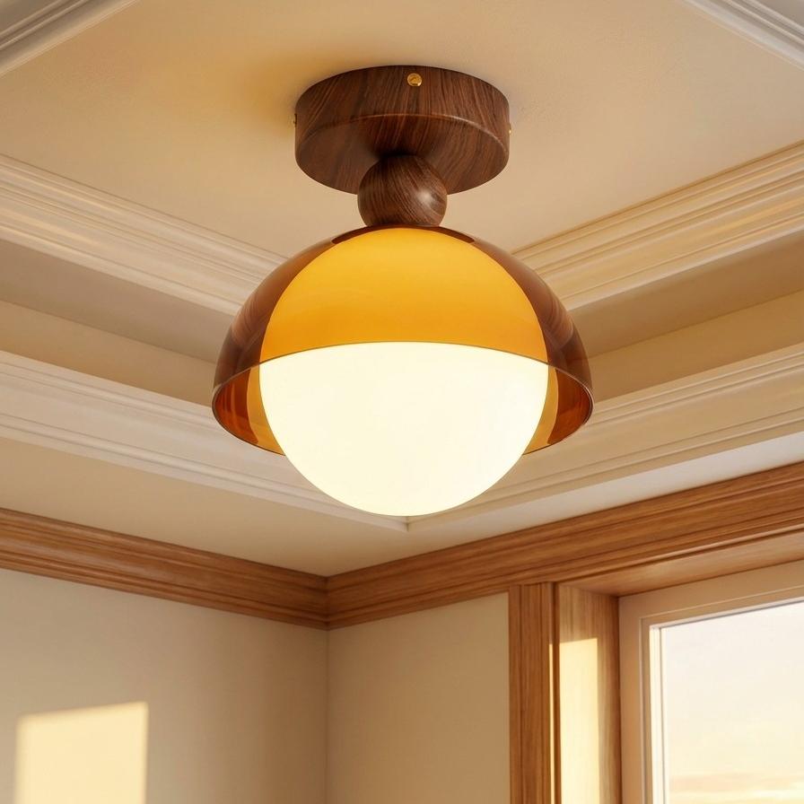 Vintage Plafondlamp met Zonsondergangstinten voor Gang en Entree – Moderne Sfeerverlichting | Sansoti
