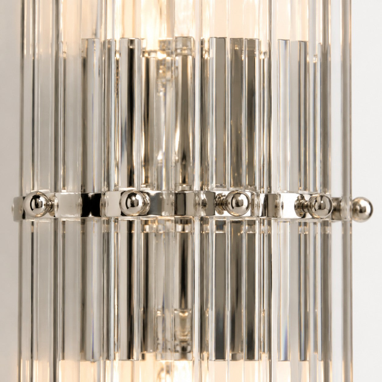 Kristallen Wandlamp met Dubbele Lichtbundel - Elegante Buitenlichtstrip voor Slaapkamer - Interieurverlichting met Glanzende Kristallen | Sansoti
