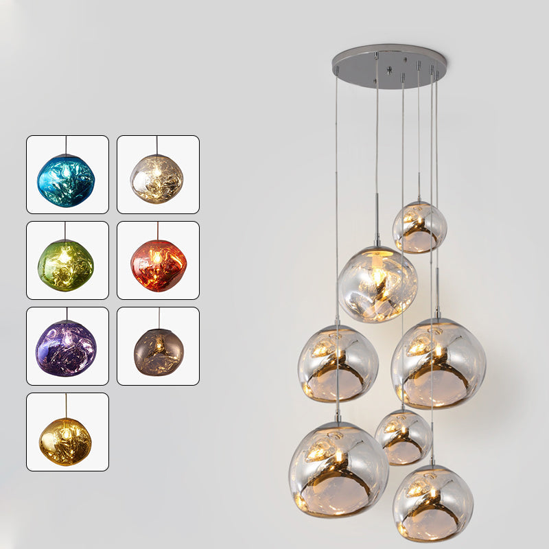 Suspension Melt Design Acrylique LED Blanc Chaud Dimmable Salon Salle à Manger Restaurant Chambre | Restfield