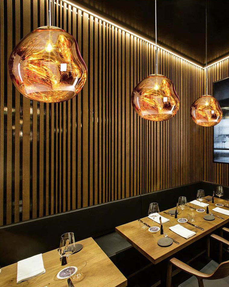 Suspension Melt Design Acrylique LED Blanc Chaud Dimmable Salon Salle à Manger Restaurant Chambre | Restfield