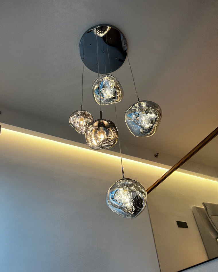 Suspension Melt Design Acrylique LED Blanc Chaud Dimmable Salon Salle à Manger Restaurant Chambre | Restfield