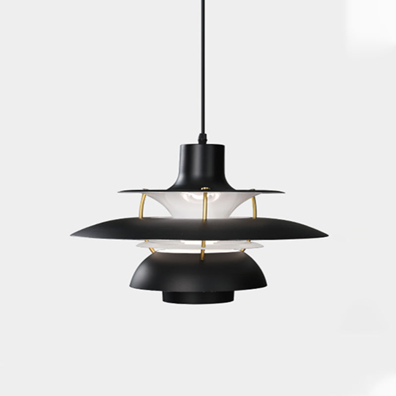 Scandinavische Hanglamp Eettafel Metaal Kleurrijk Retro Deens Design Woonkamer Keukeneiland | Sansoti