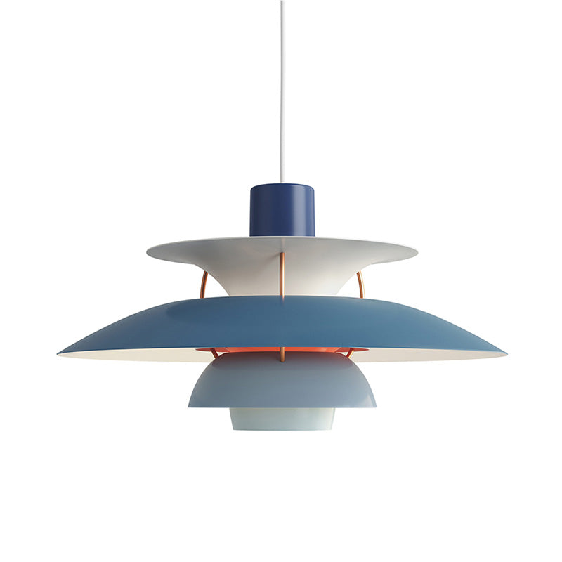 Scandinavische Hanglamp Eettafel Metaal Kleurrijk Retro Deens Design Woonkamer Keukeneiland | Sansoti