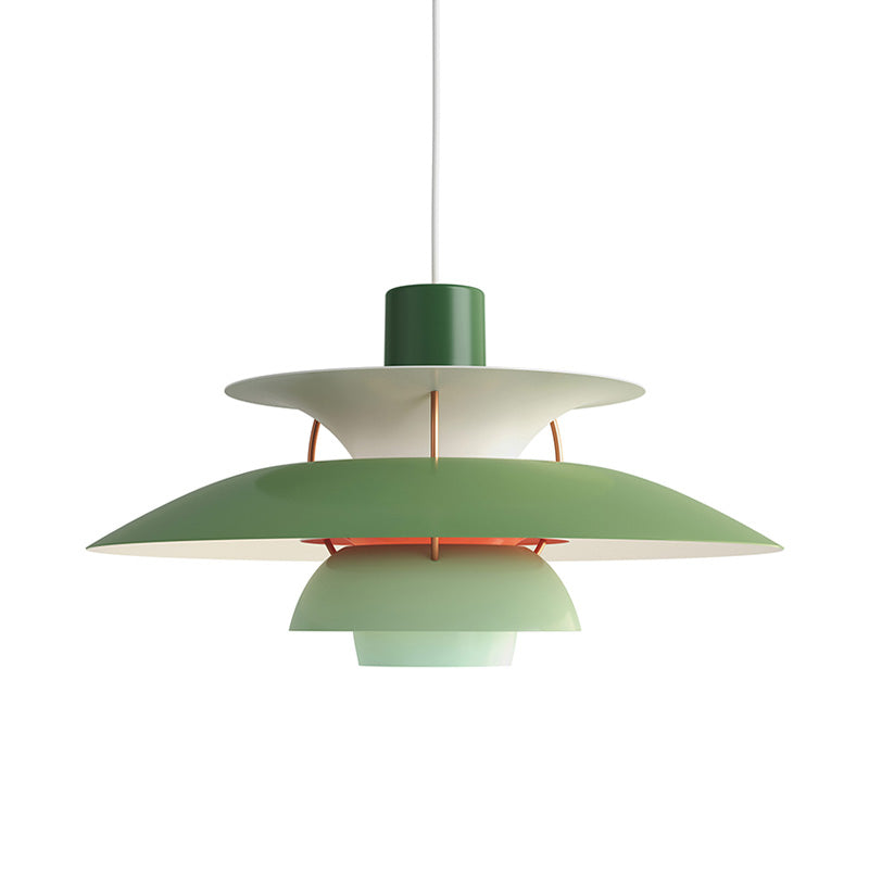 Scandinavische Hanglamp Eettafel Metaal Kleurrijk Retro Deens Design Woonkamer Keukeneiland | Sansoti