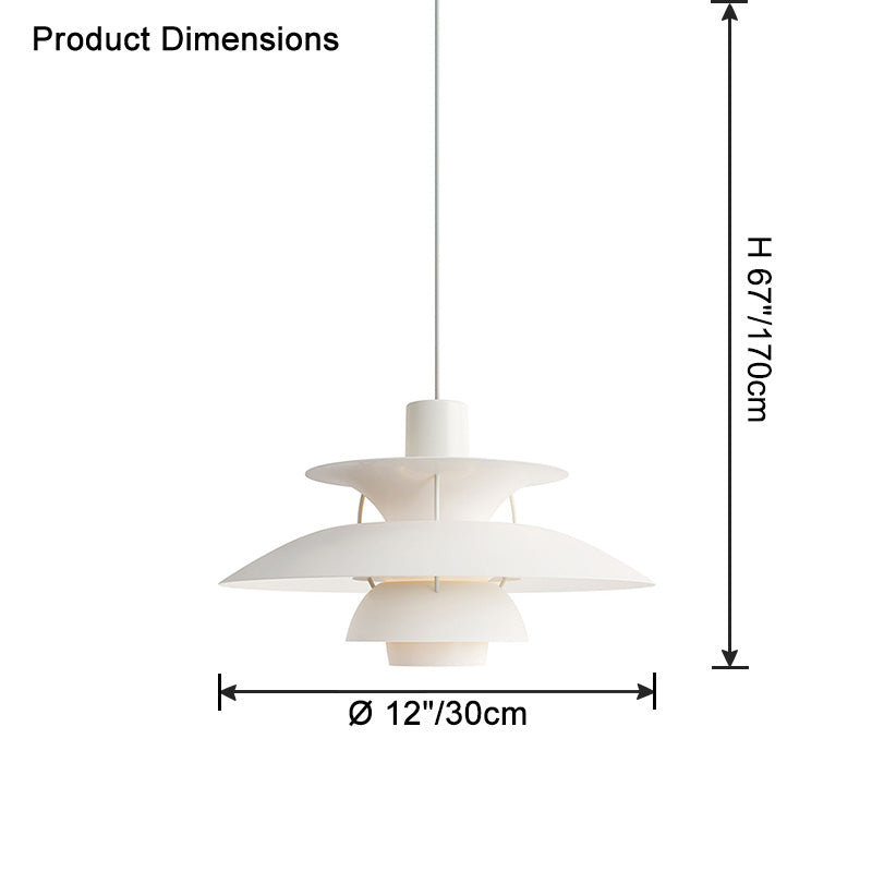 Scandinavische Hanglamp Eettafel Metaal Kleurrijk Retro Deens Design Woonkamer Keukeneiland | Sansoti