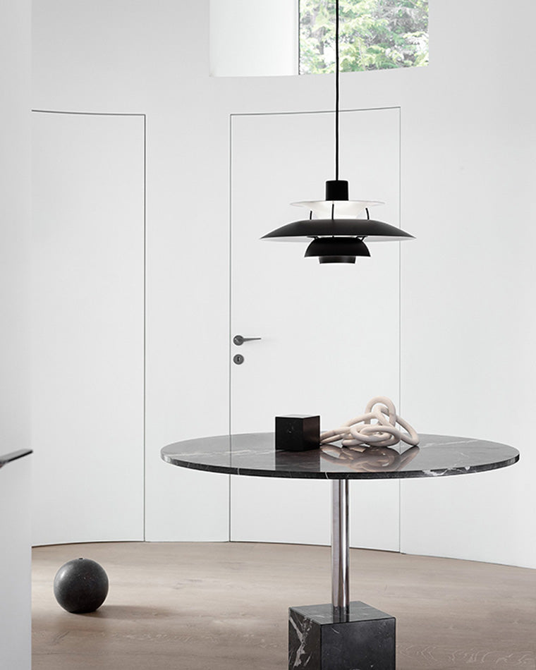 Scandinavische Hanglamp Eettafel Metaal Kleurrijk Retro Deens Design Woonkamer Keukeneiland | Sansoti