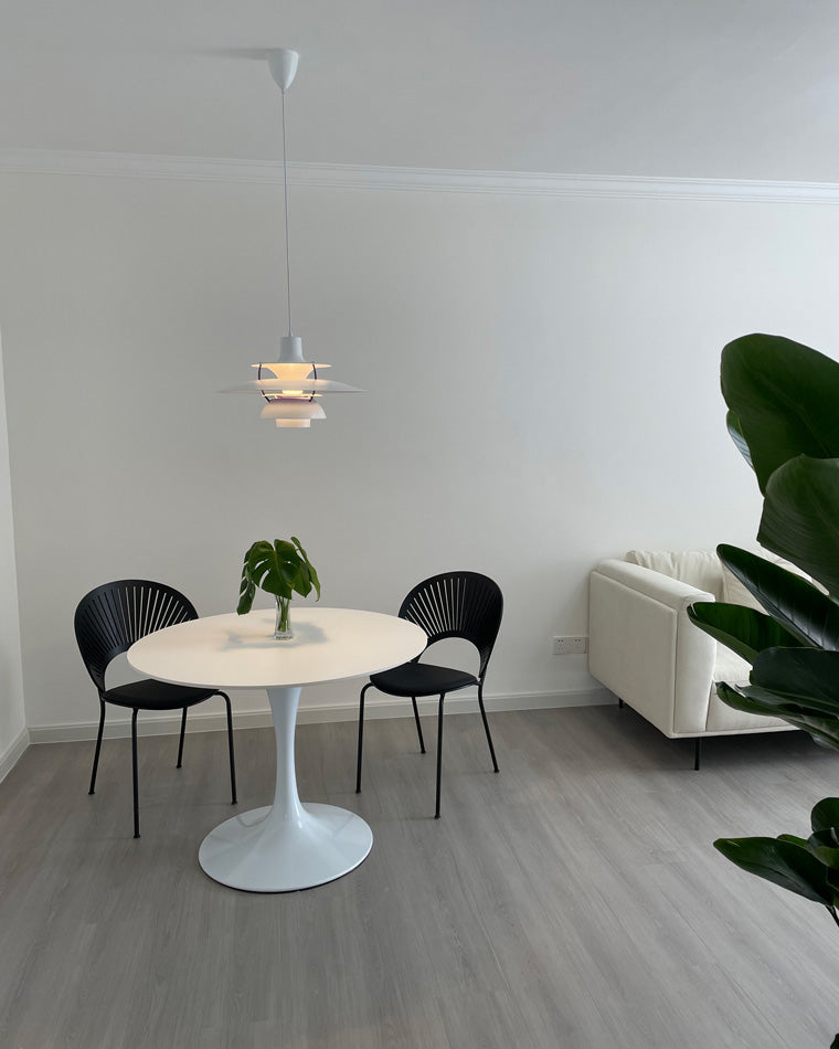 Scandinavische Hanglamp Eettafel Metaal Kleurrijk Retro Deens Design Woonkamer Keukeneiland | Sansoti
