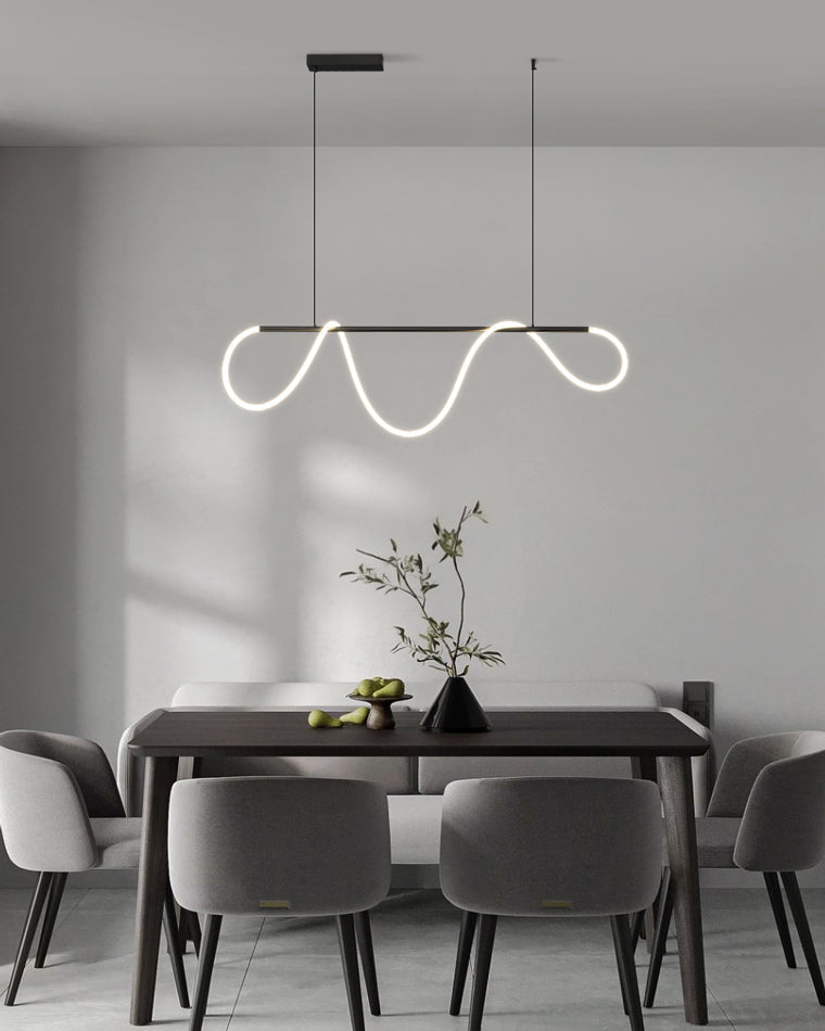 Hanglamp Touw Led Cirkel Messing Dimbaar 3 Maten Eetkamer Woonkamer Minimalistisch | Sansoti