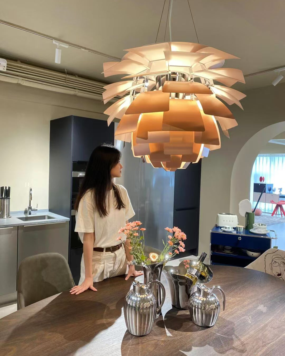 Hanglamp Dennenappel Metaal Klassiek Warm Wit Verstelbaar Snoer Woonkamer | Sansoti