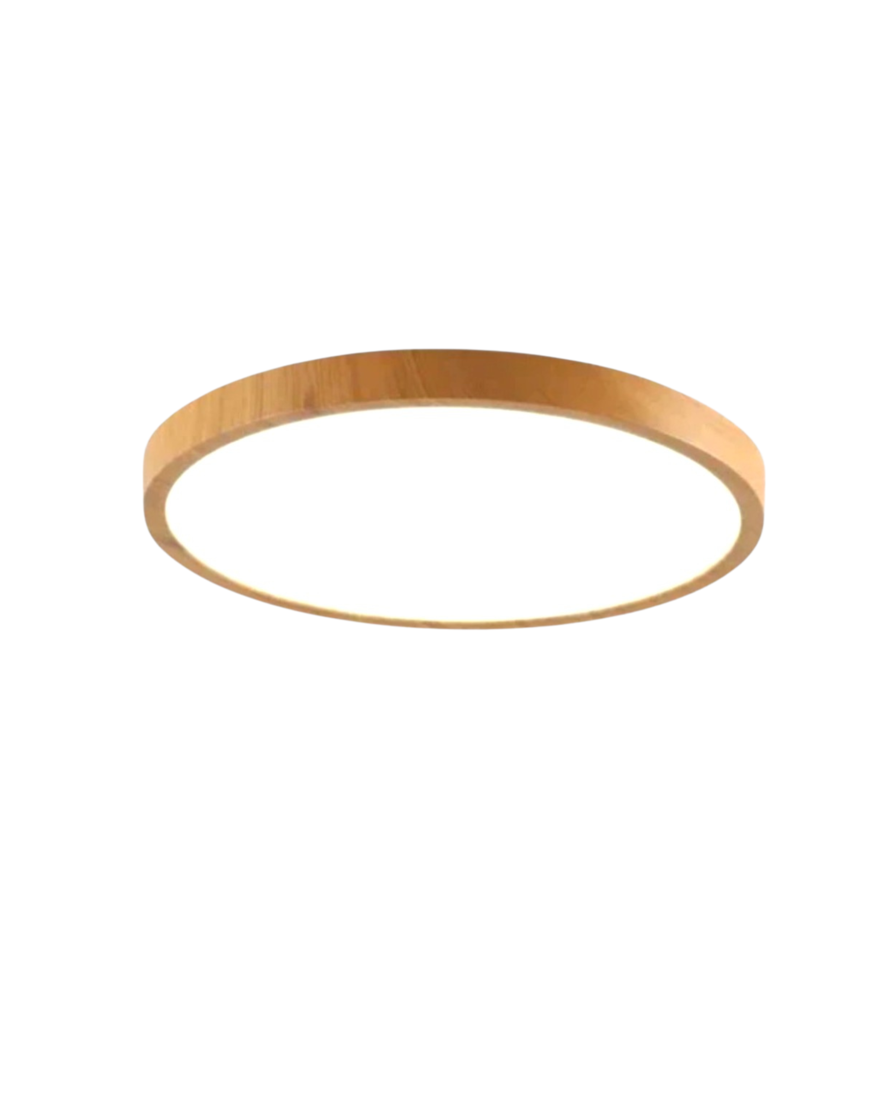 Ultraslanke Plafondlamp Hout 30cm 40cm Moderne Woonkamer Slaapkamer Verlichting | Sansoti
