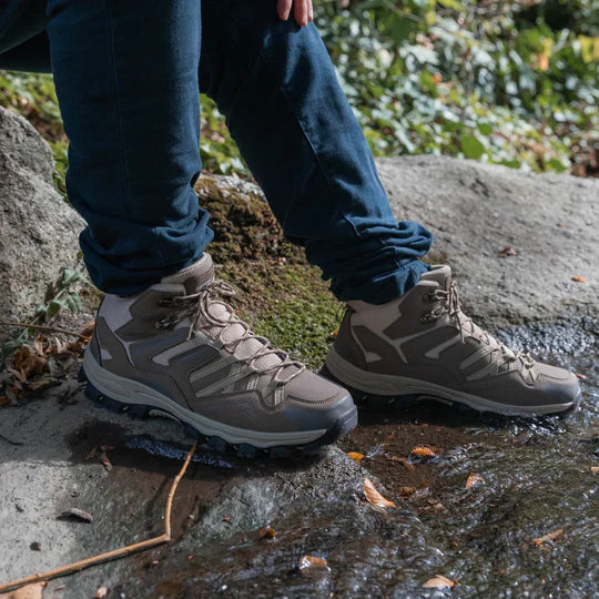 Wandellaarzen Uniseks Hoog Waterafstotend Demping Grip Leer Mesh Outdoor Hiking Enkelhoog Trekking Wandelschoenen | Sansoti