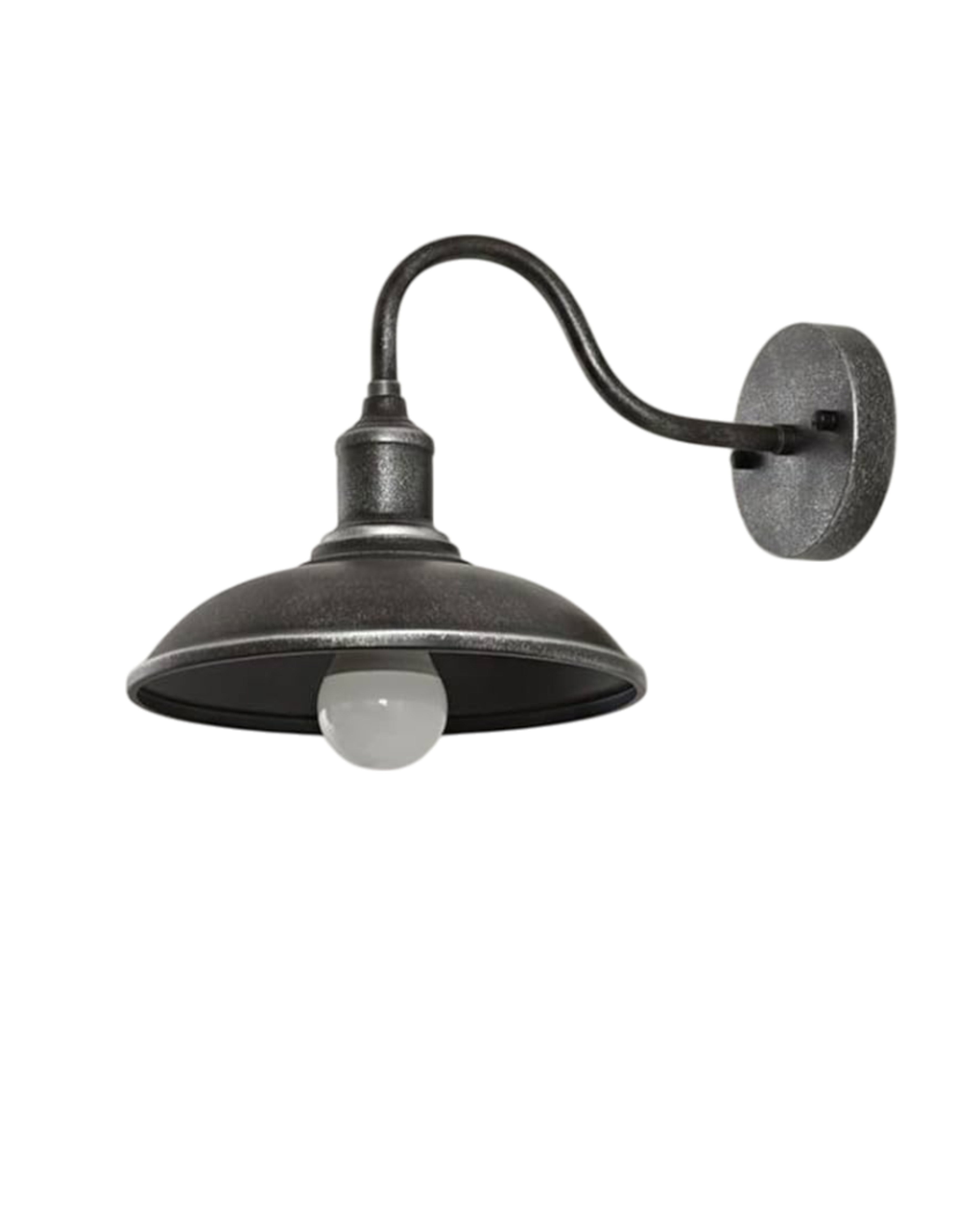 Vierkante Buitenlamp met Minimalistisch Frame Zwart Bruin Zilver 24x23cm 29x23cm Tuinverlichting Wandlamp Buiten Moderne Buitenlamp Terrasverlichting | Sansoti