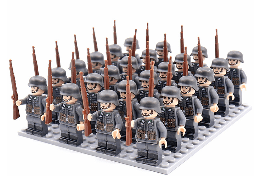 Historisch Figuren Bouwblokken Set 21-Delig – Verzamelbare Minifiguren uit 8 Landen met Accessoires | Sansoti