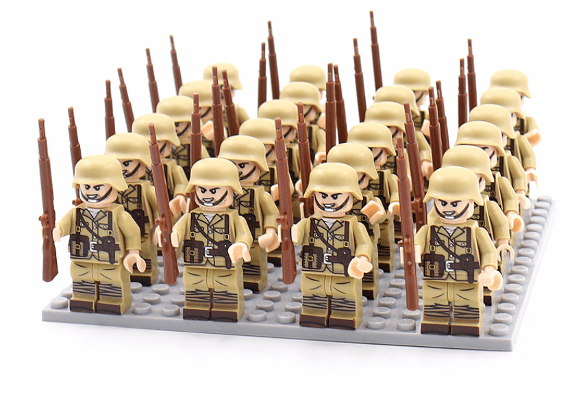 Historisch Figuren Bouwblokken Set 21-Delig – Verzamelbare Minifiguren uit 8 Landen met Accessoires | Sansoti