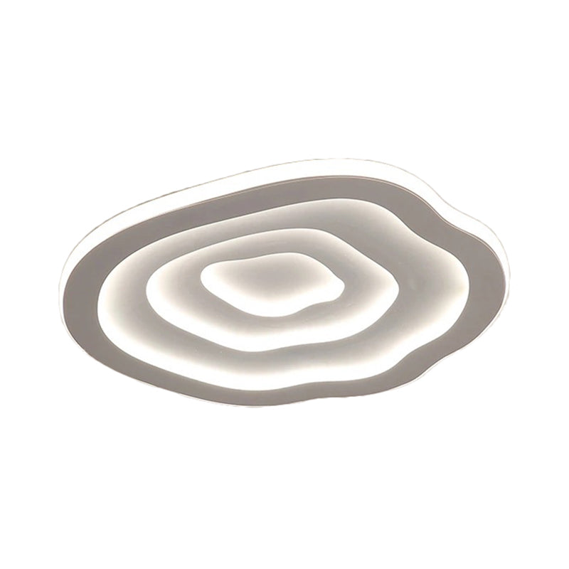 Moderne Ronde LED Plafondlamp met Golvend Reliëf – Scandinavische Sfeerverlichting voor Slaapkamer en Hal | Sansoti