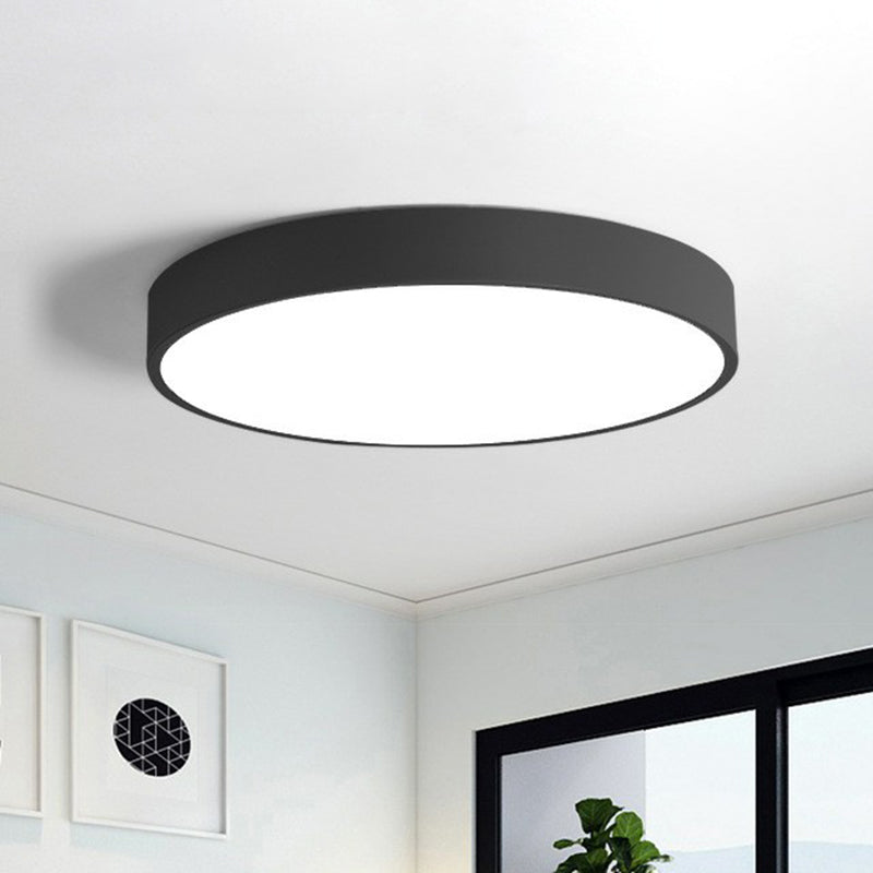 Ronde LED Plafondlamp Ultradun 23-49cm Warm Wit Licht Modern Scandinavisch Design Slaapkamer Woonkamer | Sansoti