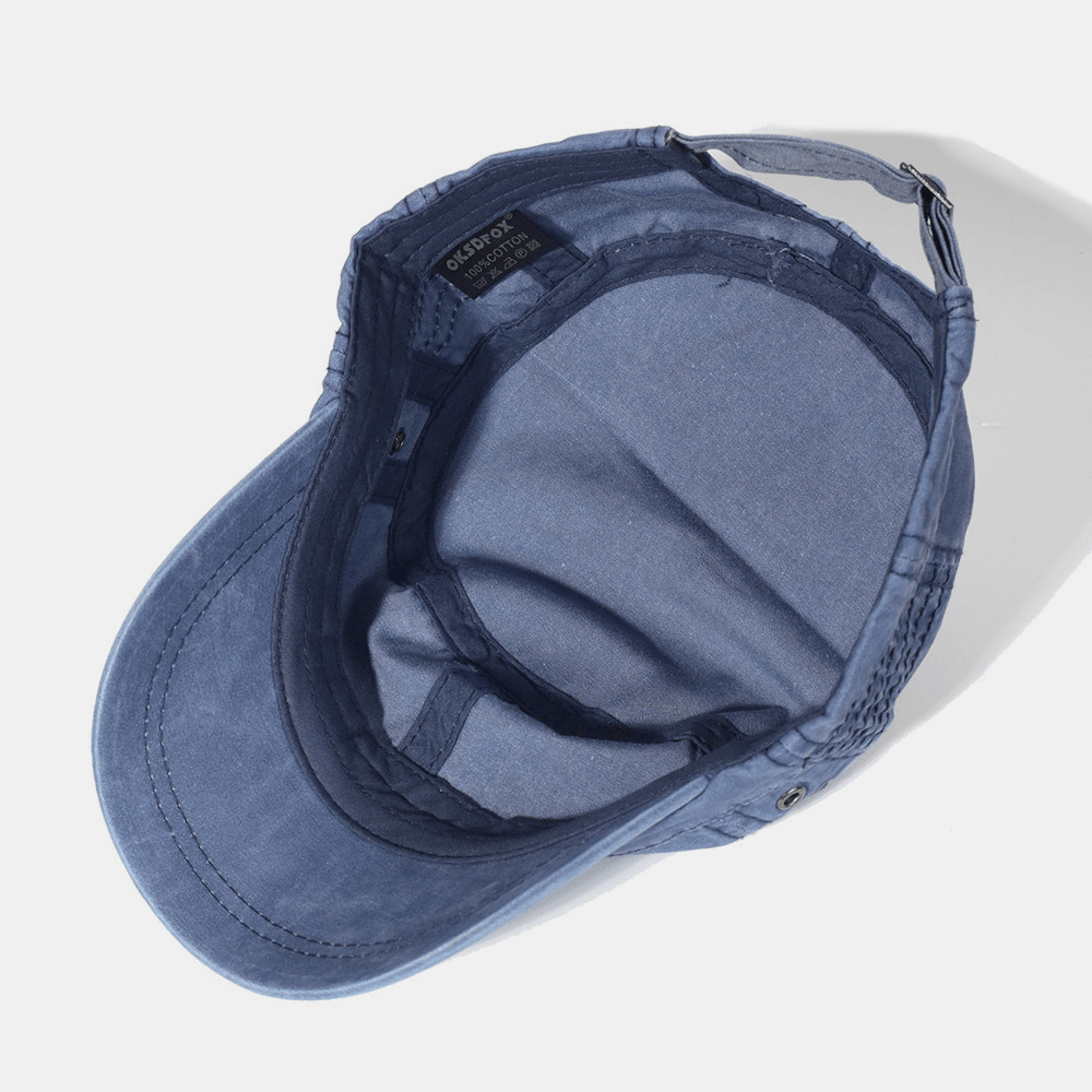 Verstelbare Katoenen Pet Heren Militaire Look Ademend Outdoor Casual Dagelijks Gebruik Baseballcap Sport | Sansoti
