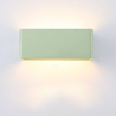 Applique Cubbon LED aluminium acrylique noir/blanc éclairage mural intérieur moderne haut bas lampe design chambre hall | Restfield