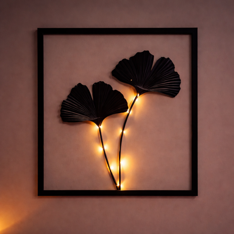 LED Bladlijst met Kleurwisseling voor Binnen – Decoratief Lichtobject voor Sfeervolle Kamers en Woonruimtes | Sansoti