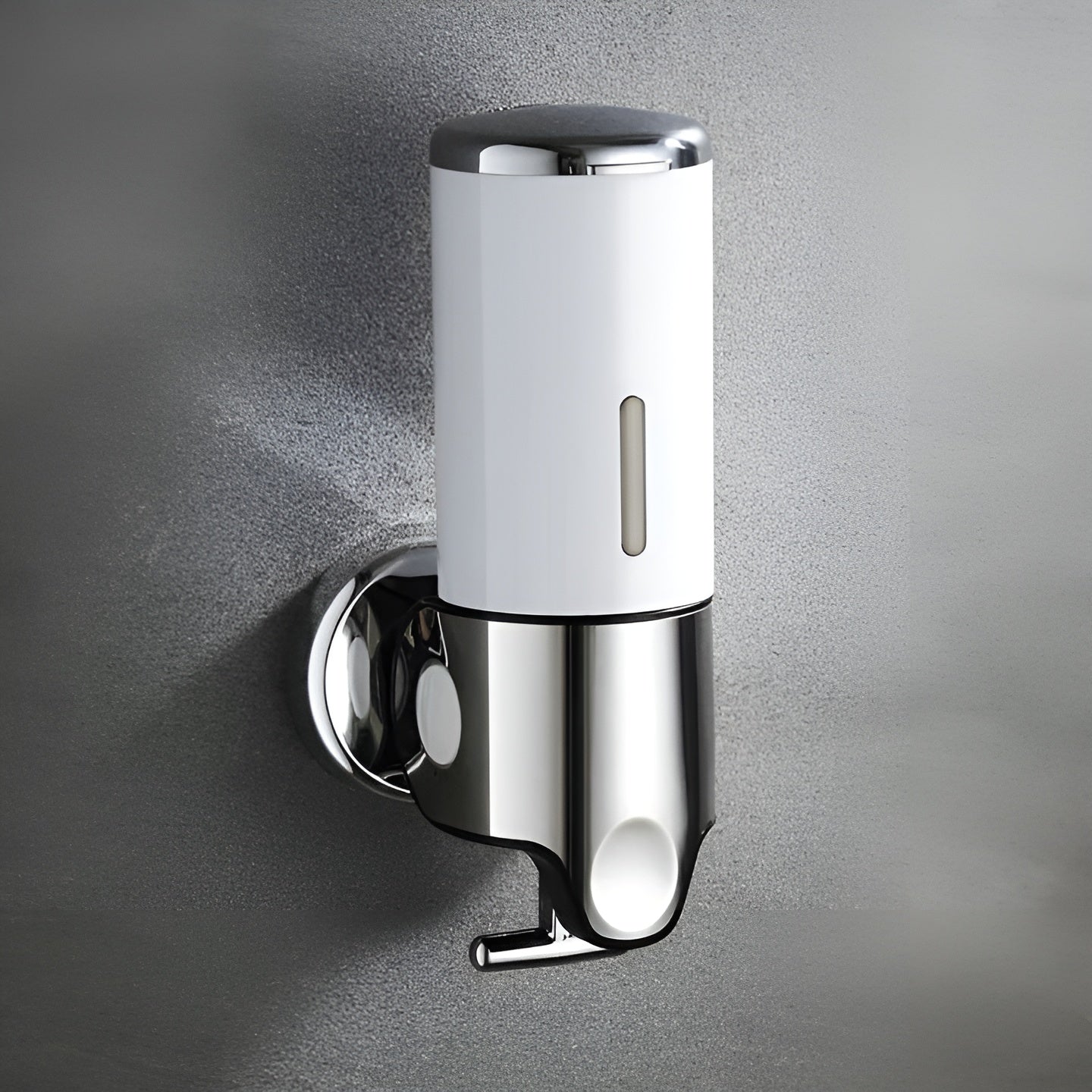 Wandzeepdispenser 500ml Wandmontage RVS Chroom Badkamer Keuken Enkel Dubbel Drievoudig Vloeibare Zeep | Sansoti