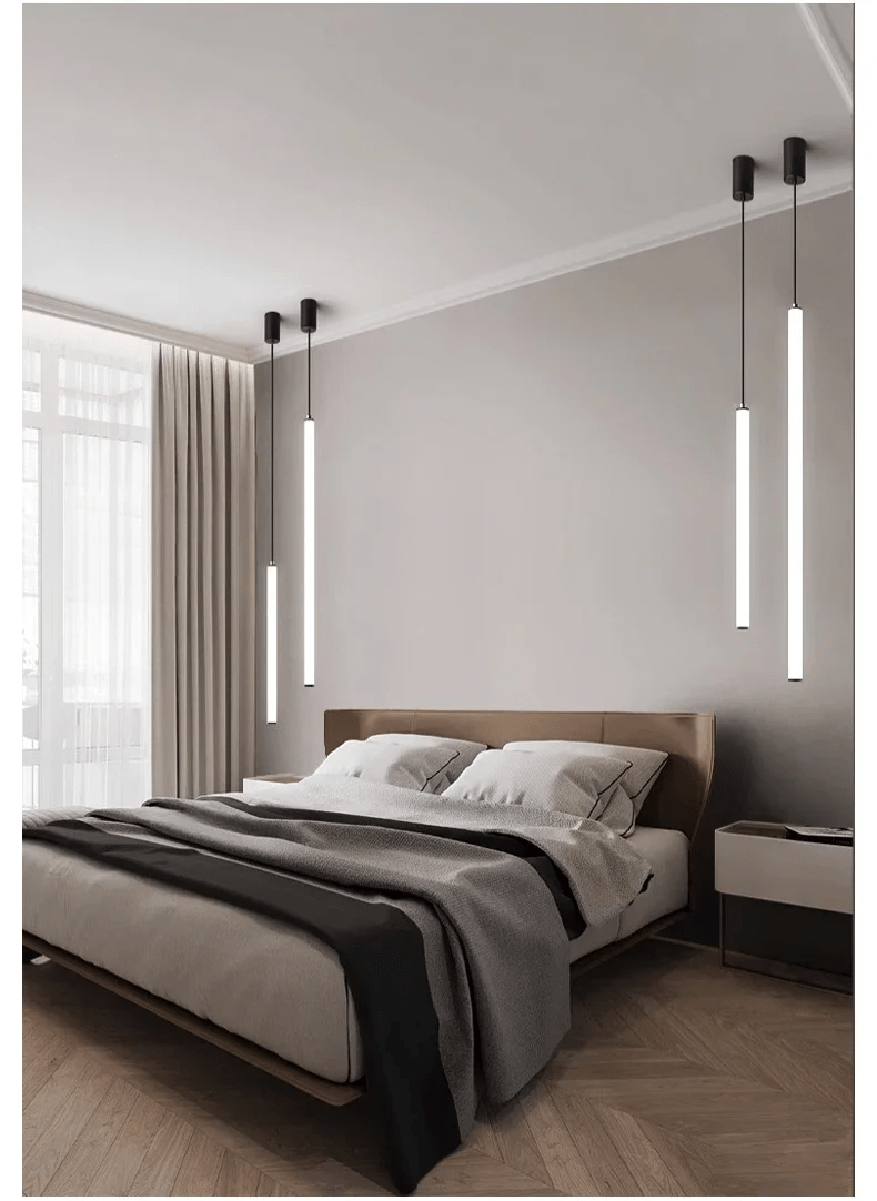 Suspension escalier plafond haut spirale LED multi-lumières moderne | Restfield