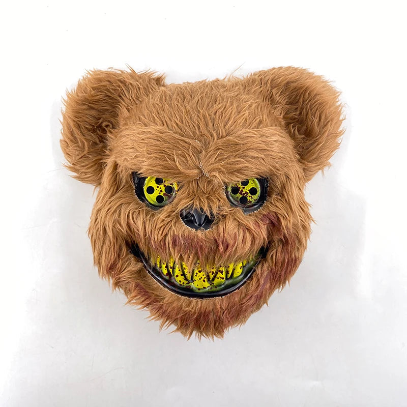 Oplichtend LED Neon Masker Beer Konijn Horror Halloween Griezelfeest Verkleedkostuum Spookhuis Party Decoratie | Sansoti