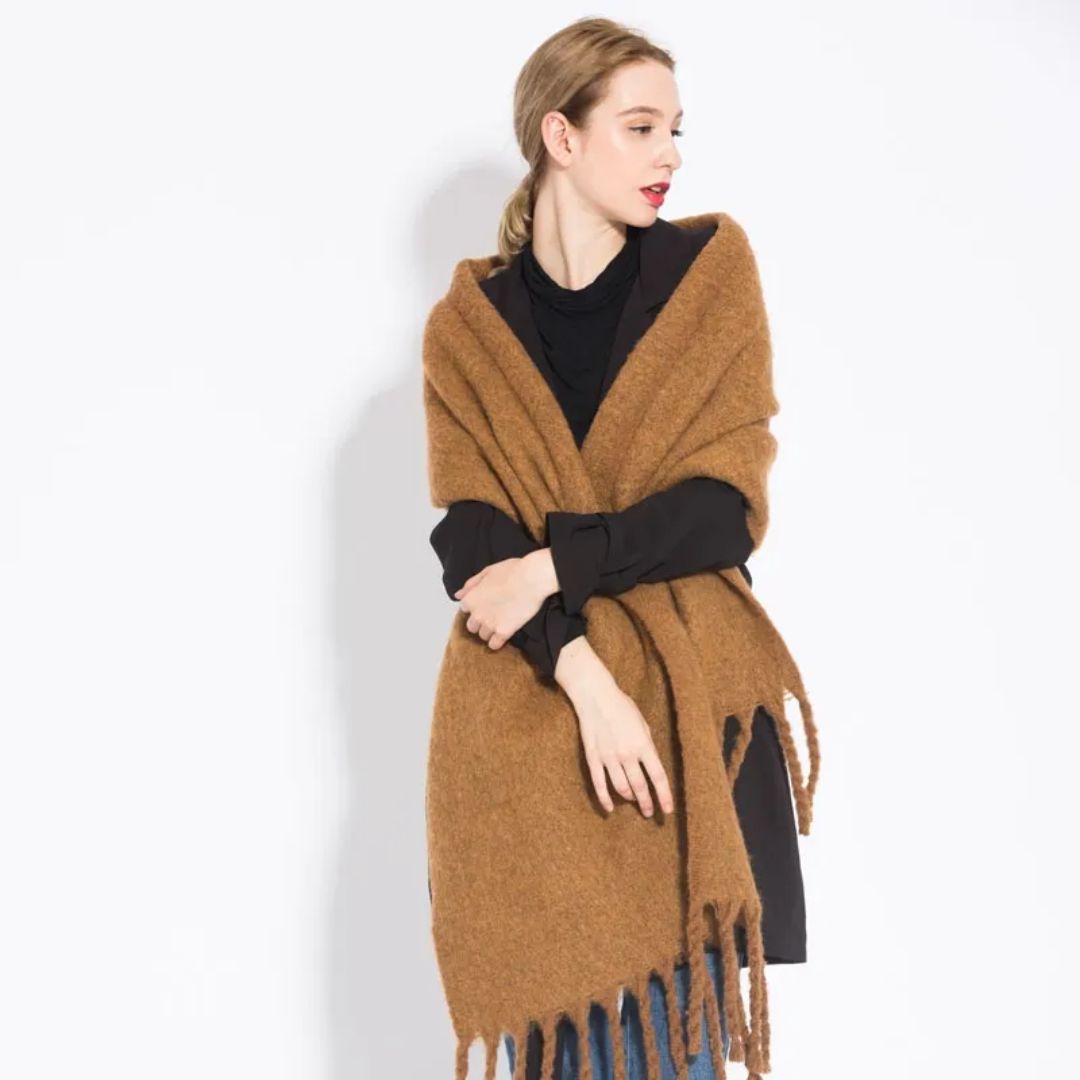 Kaschmirschal 240cm, weicher Winterschal für Damen und Herren, warmes Accessoire, Halstuch zum Wickeln für Herbst und Winter | Sansoti