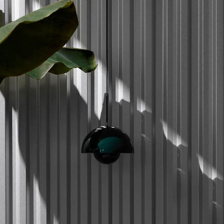 Scandinavische Hanglamp Halfrond Metalen Kap 1-Lichtpunt Modern Design Eetkamer Woonkamer | Sansoti