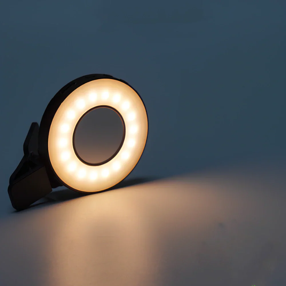 Magnetic LED Photo Light Portable Dimmable Rechargeable for Selfies Video Content Creation | Sansoti