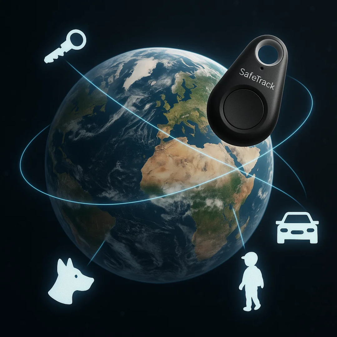 Compacte GPS-Tracker – Realtime Locatievolging voor Kinderen, Huisdieren en Waardevolle Spullen | Sansoti