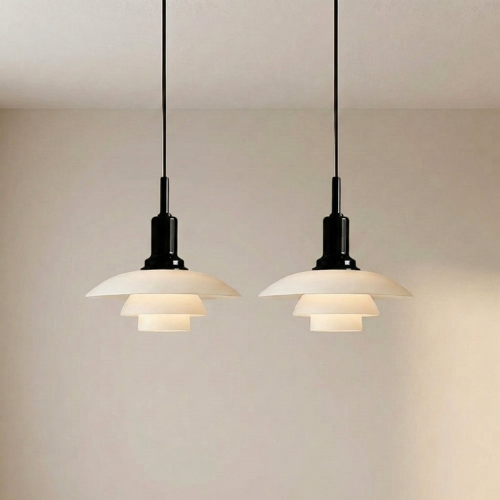 Moderne Hängeleuchte mit verstellbaren Lampenköpfen, E27-Fassung, für Esszimmer und Kücheninsel, stimmungsvolle Beleuchtung aus Eisen und Glas | Sansoti