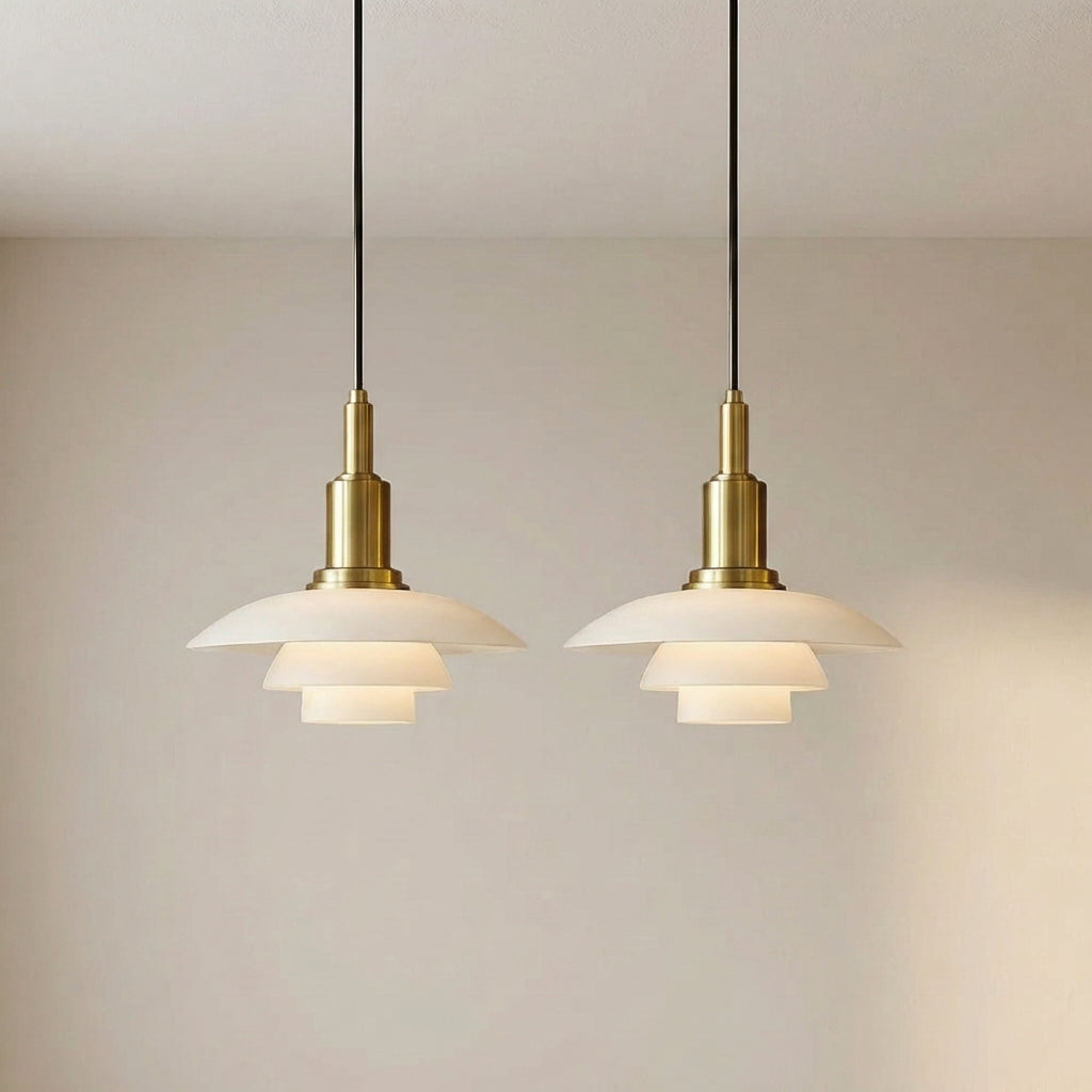 Moderne Hängeleuchte mit verstellbaren Lampenköpfen, E27-Fassung, für Esszimmer und Kücheninsel, stimmungsvolle Beleuchtung aus Eisen und Glas | Sansoti