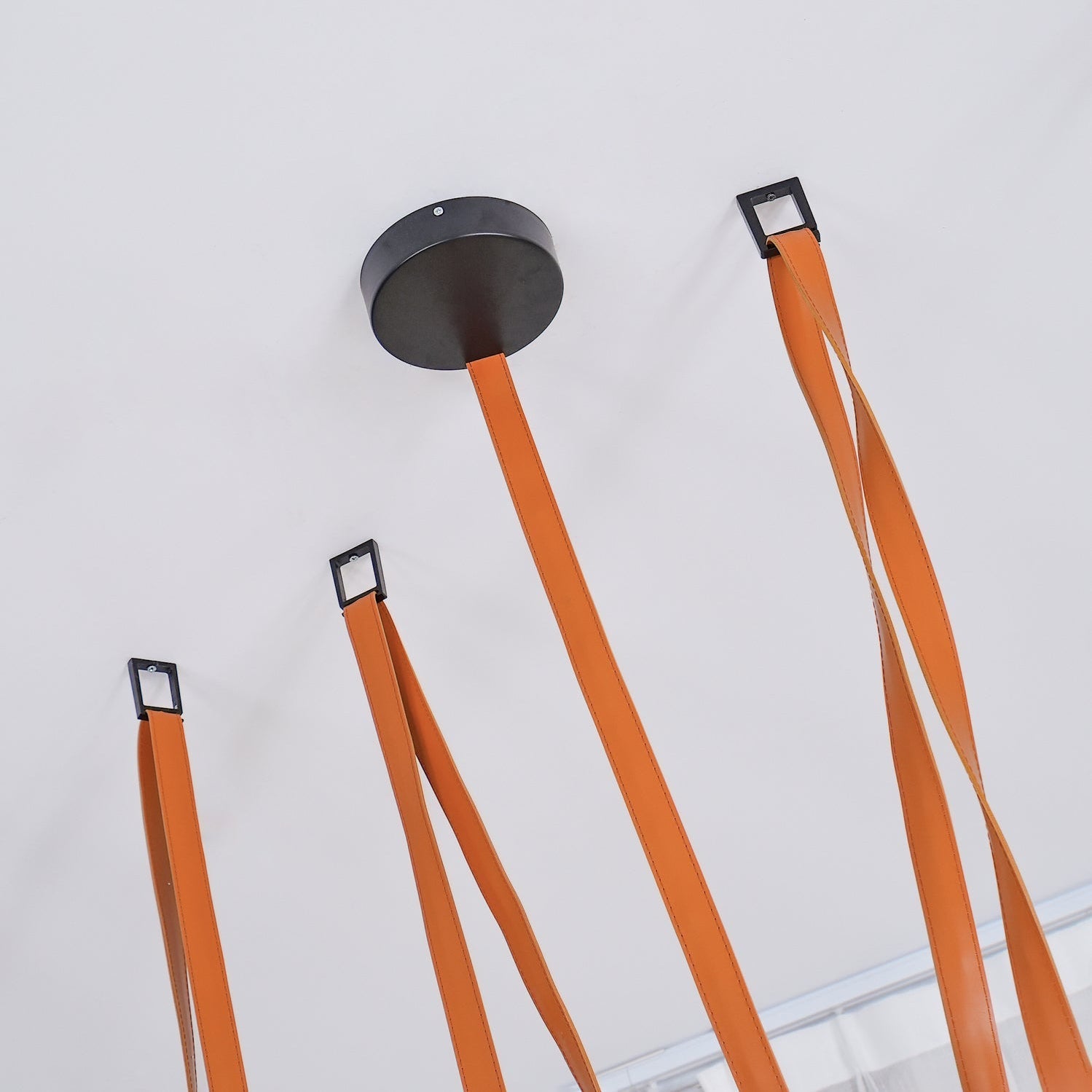 Hanglamp Leer Glas Bollen Luxe Verstelbaar Warm Wit Woonkamer Eetkamer | Sansoti
