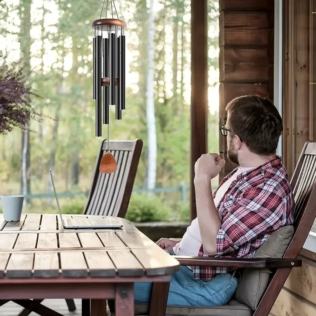 Metalen Windgong 68 cm – Rustgevende Klanken voor Tuin en Balkon | Sansoti