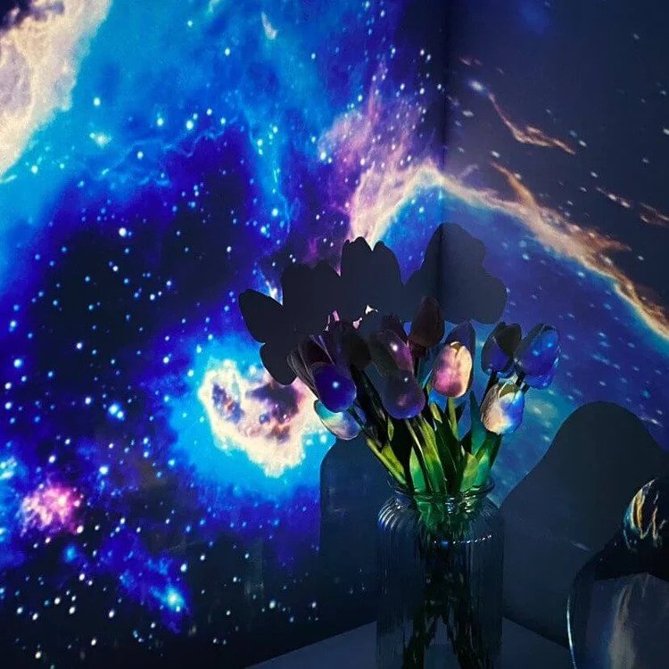 Sterrenhemel Projector Galaxy Lamp Met Nevel Effect En LED Kleuren | Sansoti