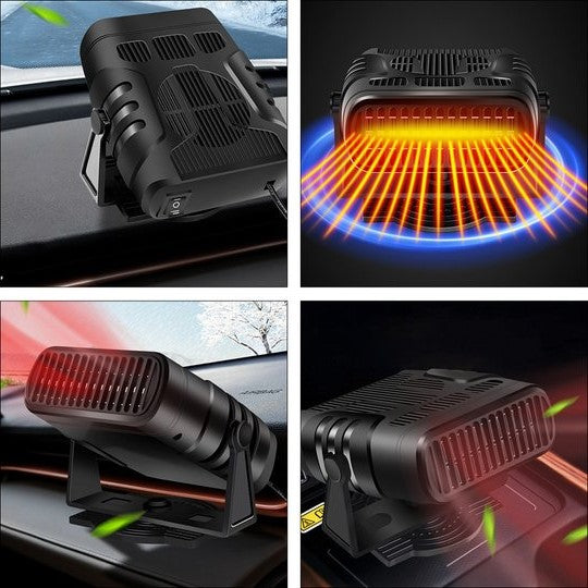 Draagbare Autoverwarming 12V met Ontdooifunctie Koeling en Snelle Demist voor Voorruit Auto Ramen Winter | Sansoti