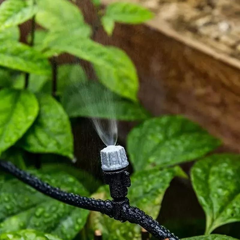 Verstelbaar Druppelirrigatiesysteem 10 Meter Automatisch Tuinbewatering Sproeiset Waterbesparend Planten | Sansoti