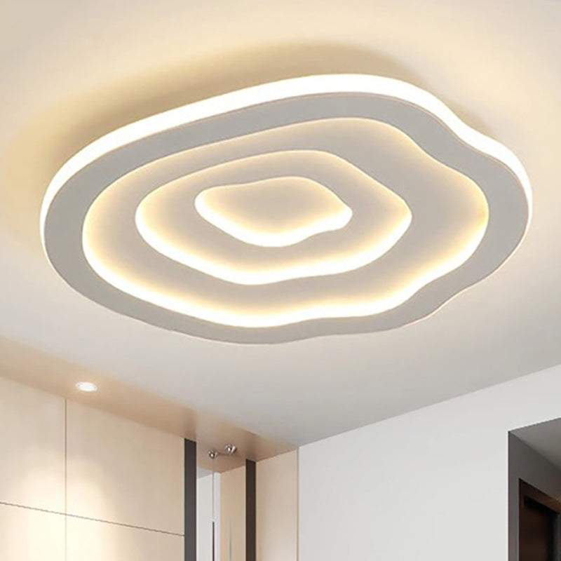 Acryl Plafondlamp Ripple Rond Modern LED Wit Warm of Koel Licht 40/50/60 cm | Sansoti