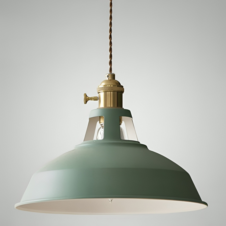 Metalen Hanglamp Industrieel Ø20cm E27 Fitting Vintage Stijl voor Restaurant Eetkamer Woonkamer Verlichting | Sansoti