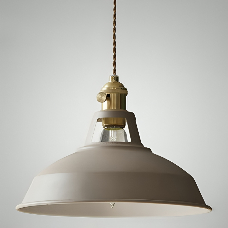 Metalen Hanglamp Industrieel Ø20cm E27 Fitting Vintage Stijl voor Restaurant Eetkamer Woonkamer Verlichting | Sansoti