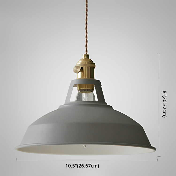 Metalen Hanglamp Industrieel Ø20cm E27 Fitting Vintage Stijl voor Restaurant Eetkamer Woonkamer Verlichting | Sansoti