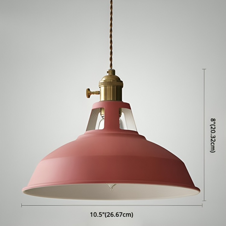 Metalen Hanglamp Industrieel Ø20cm E27 Fitting Vintage Stijl voor Restaurant Eetkamer Woonkamer Verlichting | Sansoti