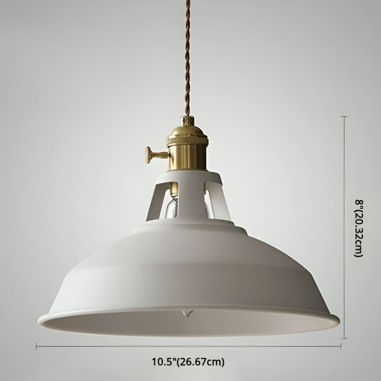 Metalen Hanglamp Industrieel Ø20cm E27 Fitting Vintage Stijl voor Restaurant Eetkamer Woonkamer Verlichting | Sansoti