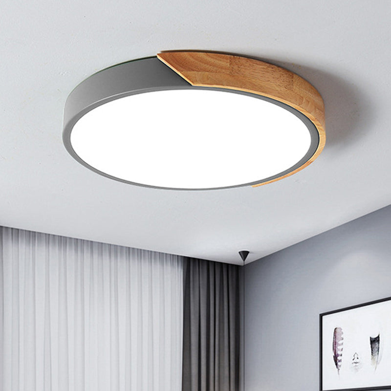 Ronde LED Plafondlamp Acryl Metaal Slaapkamer Woonkamer Inbouw Verlichting Modern Design Energiezuinig | Sansoti
