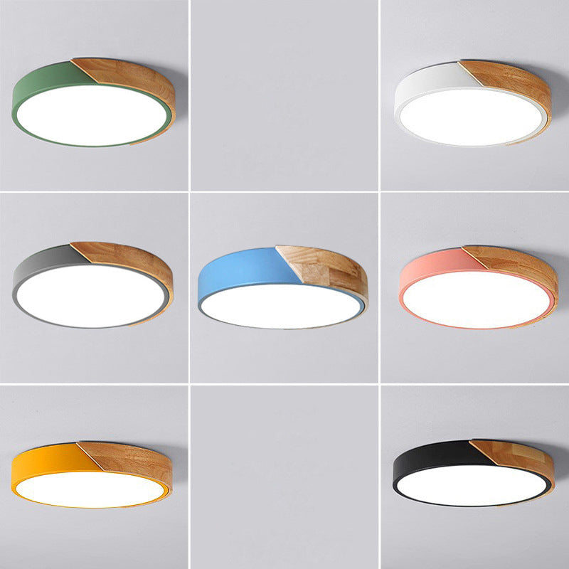 Ronde LED Plafondlamp Acryl Metaal Slaapkamer Woonkamer Inbouw Verlichting Modern Design Energiezuinig | Sansoti