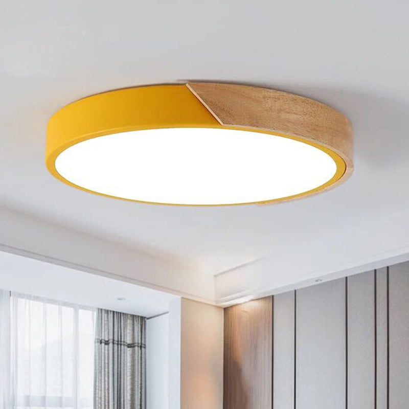 Ronde LED Plafondlamp Acryl Metaal Slaapkamer Woonkamer Inbouw Verlichting Modern Design Energiezuinig | Sansoti