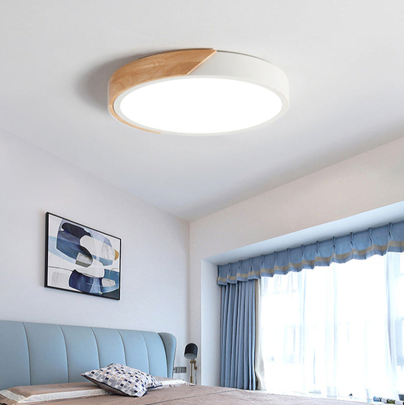Round LED Ceiling Lamp Acrylic Metal 30cm 18W 220V Dimmable Modern Recessed Lamp Bedroom Living Room Office Energy Efficient Stylish | Sansoti