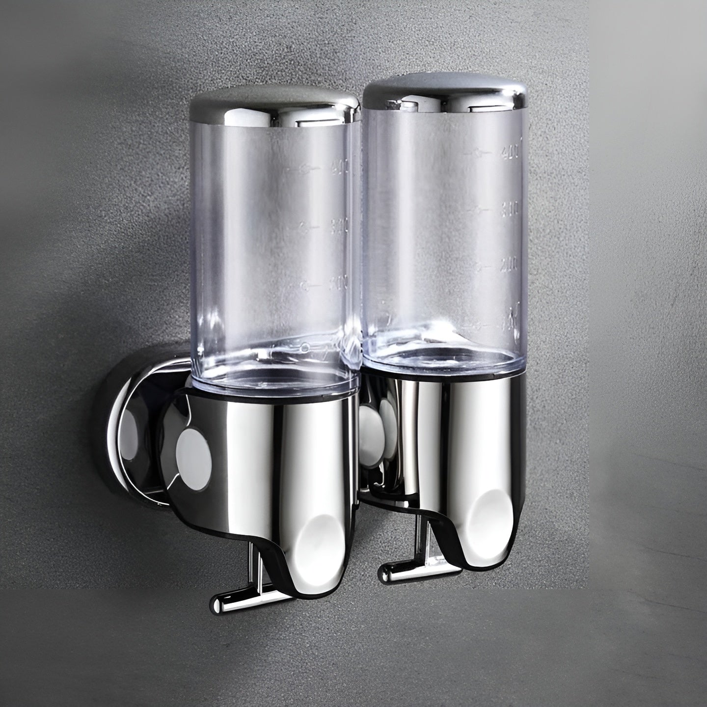 Wandzeepdispenser 500ml Wandmontage RVS Chroom Badkamer Keuken Enkel Dubbel Drievoudig Vloeibare Zeep | Sansoti